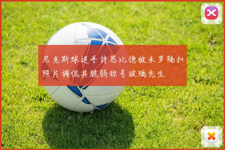 尼克斯球迷手持恩比德被米罗隔扣照片调侃其脆弱称号玻璃先生