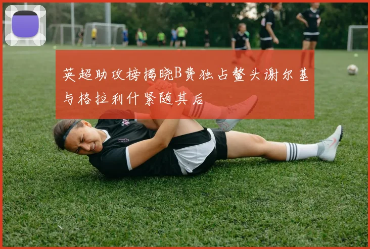 英超助攻榜揭晓B费独占鳌头谢尔基与格拉利什紧随其后